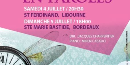 Flyer Romance en Paroles Flyer Concert Arpège Musique Française